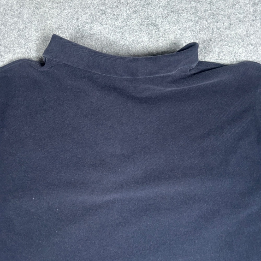 Eddie Bauer Polo Shirt Men 3XL Navy Blue Long Sleeve Cotton Pique Casual Outdoor - Picture 13 of 14